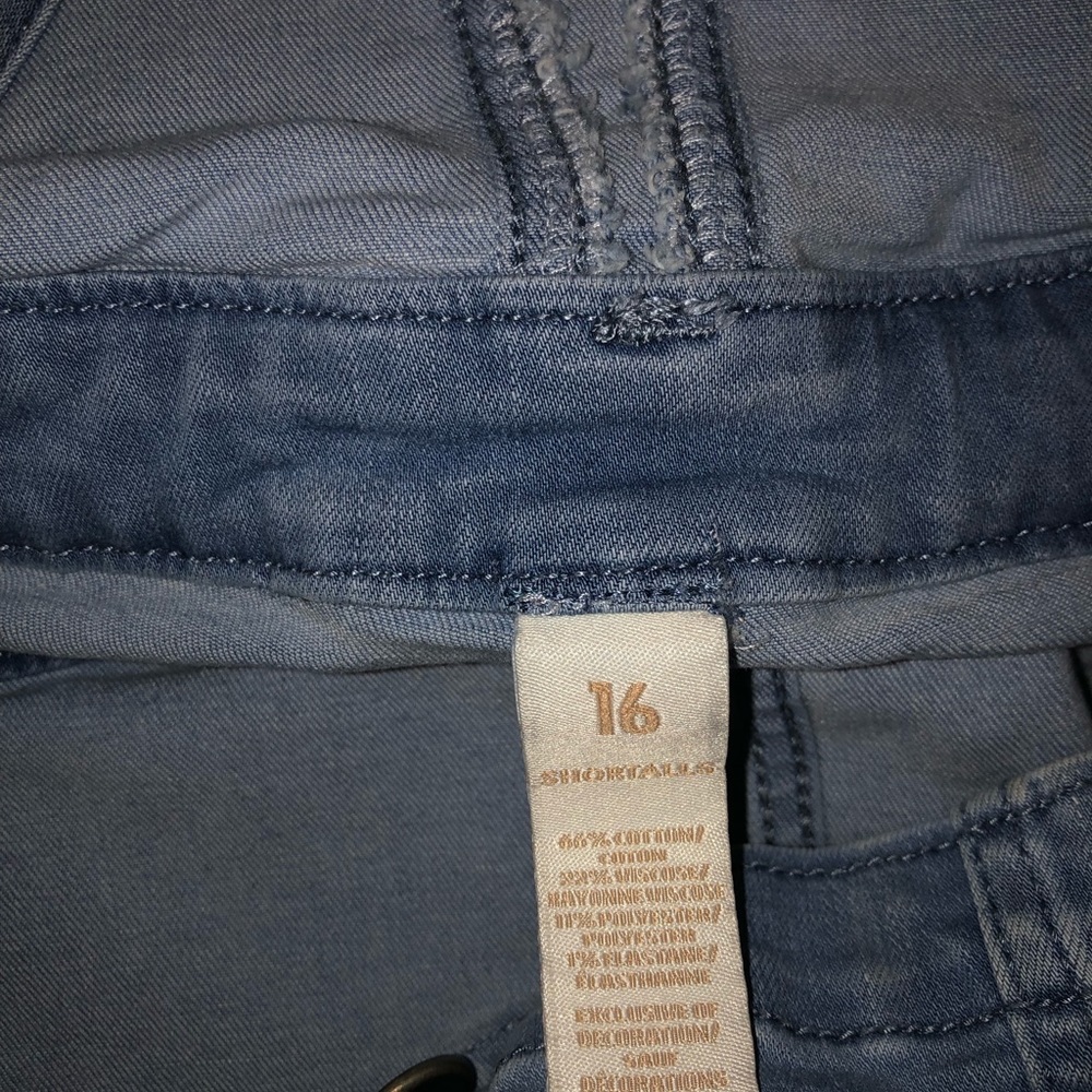 Girls denim short overalls by Justice - Picture 2 of 5